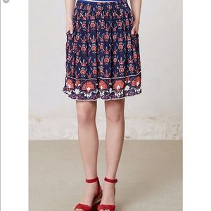 Maeve floral beaded skirt